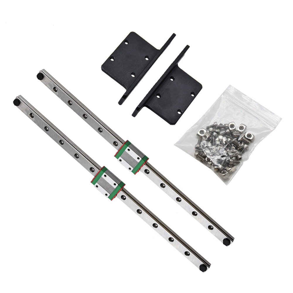 Linear Rail Mgn12H Set - ชุดอัพเกรดรางเลื่อนแกน Y สำหรับเครื่องพิมพ์สามมิติ Ender 3/V2/Pro พร้อมขายึด