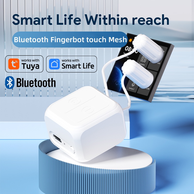 Bltouch - RSH หุ่นยนต์สัมผัสหน้าจอสำหรับควบคุมระยะไกลอัจฉริยะผ่านบลูทูธ Tuya ตัวกดหน้าจอตั้งเวลา รองรับการสั่งงานด้วยเสียงผ่าน Alexa