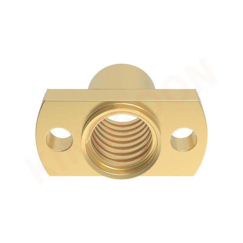 3D Printer - น็อตสกรูนำทองเหลือง T8 ขอบคมคู่ ความแม่นยำสูงในตำแหน่ง สำหรับเครื่องพิมพ์ 3