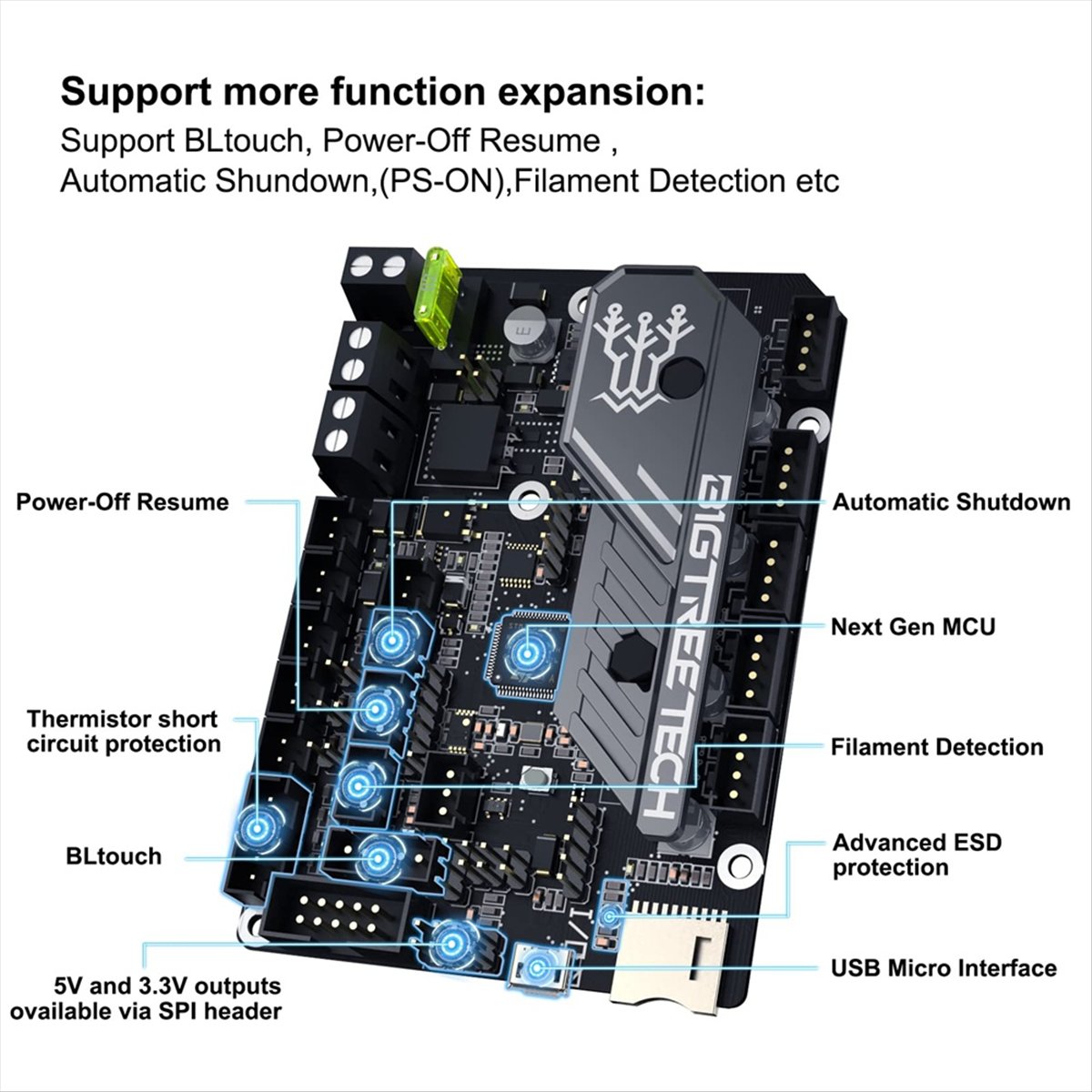 Skr Mini E3 - โปรโมชั่นฤดูร้อน SKR Mini E3 V3.0 บอร์ดควบคุม