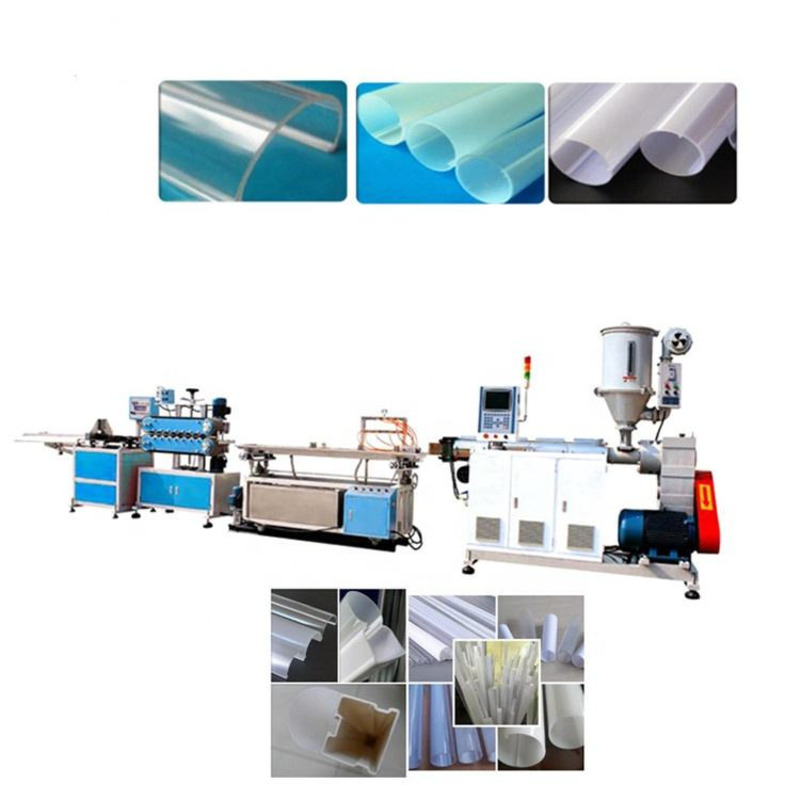Extruder - เครื่องอัดรีดพลาสติกแบบมอเตอร์ควบคุมด้วย PLC ที่ใช้สกรูเดี่ยว สามารถผลิตท่อพลาสติกใสสำหรับบรรจุภัณฑ์ PC/PVC ได้
