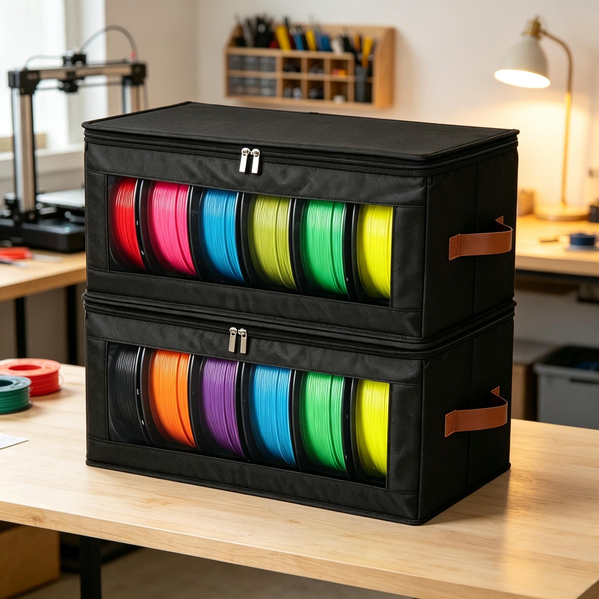 3D Printer - ถุงเก็บไส้พิมพ์ 3 มิติ กันความชื้น พร้อมหน้าต่างมองเห็นได้ชัดเจน พับเก็บได้