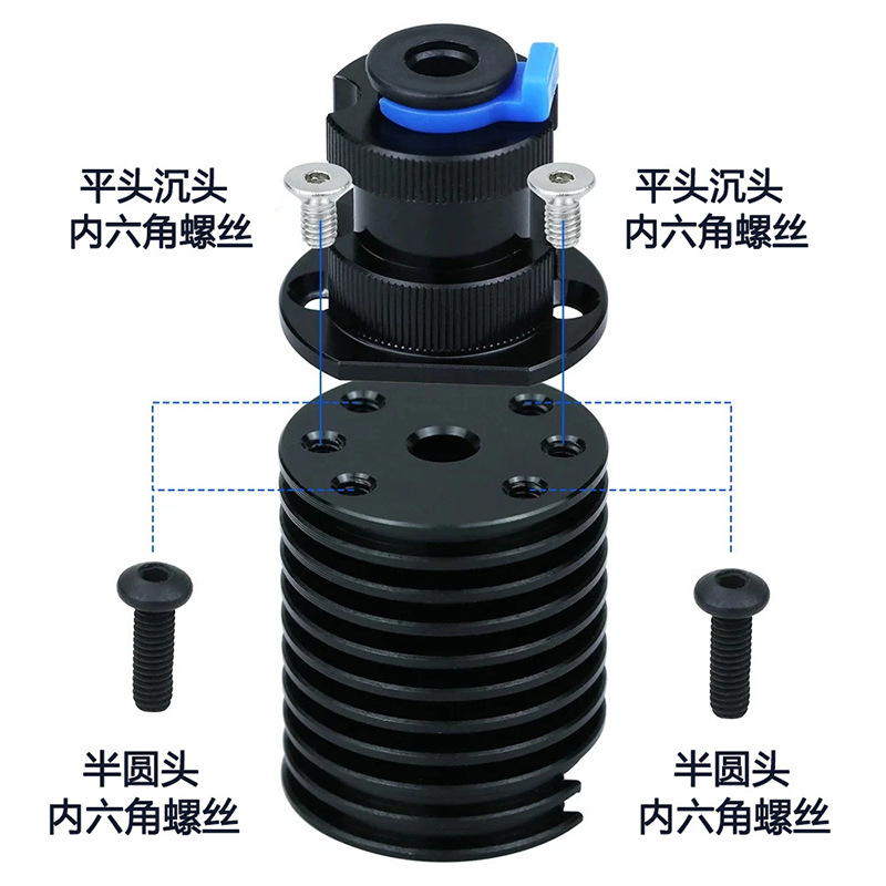 Printer Nozzle - ปลอกหุ้มหัวฉีดเซรามิกทนอุณหภูมิสูง หัวฉีดพิมพ์แบบรวดเร็ว หัวฉีดทองเหลือง อุปกรณ์เสริมเครื่องพิมพ์ 3 มิติ