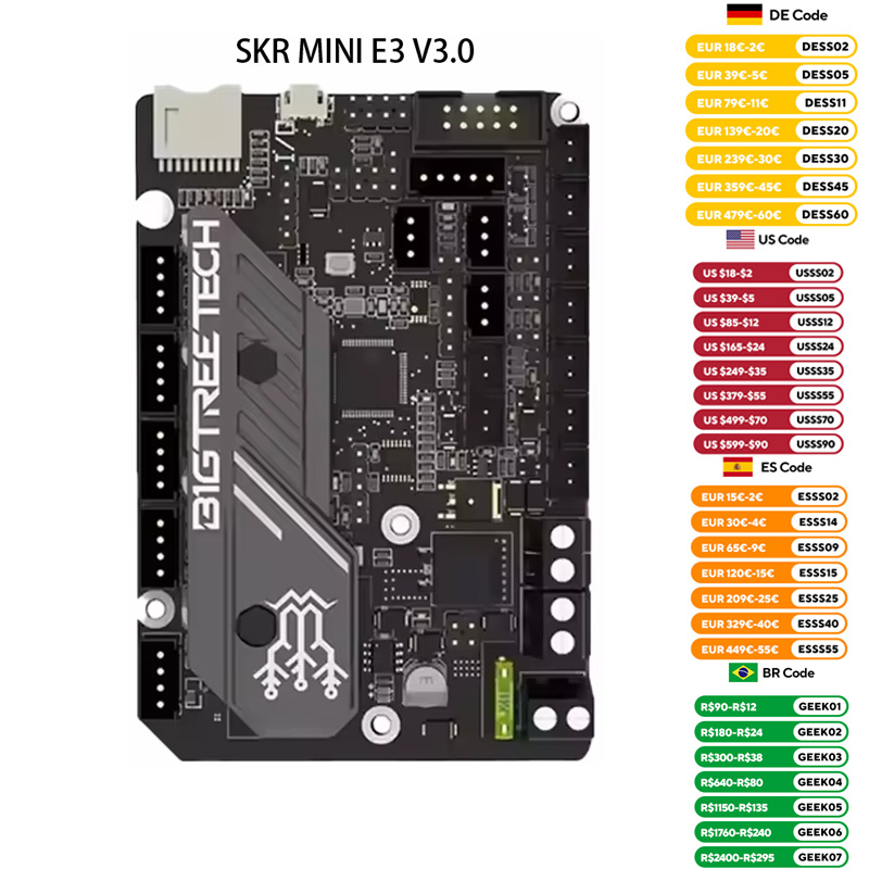 Skr Mini E3 - Bigtreetech skr V3.0 E3ขนาดเล็กมาเธอร์บอร์ด3D V2 E3ขนาดเล็ก