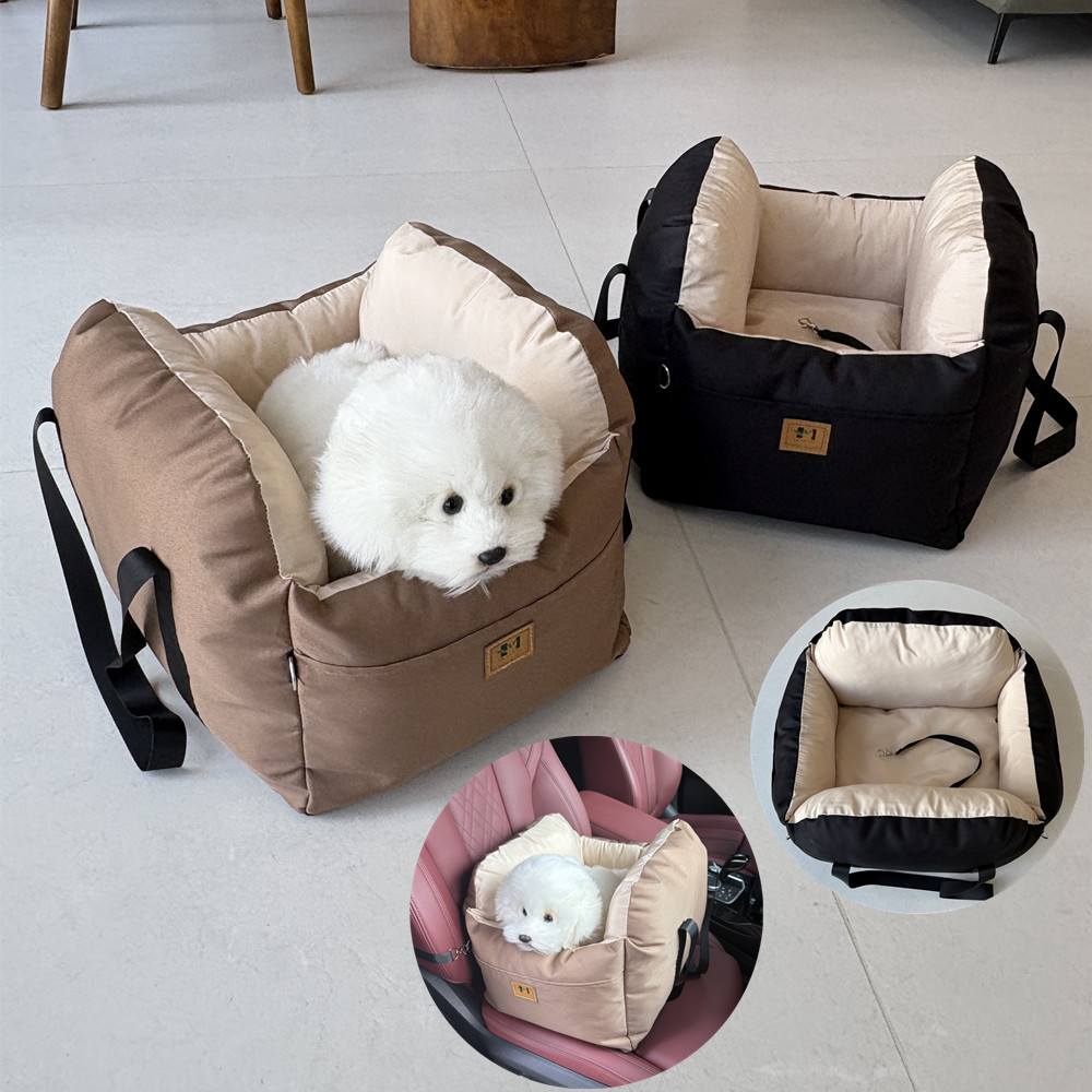 Carriage Bed - เบาะรองนั่งในรถสำหรับสัตว์เลี้ยง ป้องกันน้ำ ปลอดภัย ใช้เป็นที่นอนสำหรับลูกสุนัขหรือแมว นุ่มสบาย สำหรับเดินทาง
