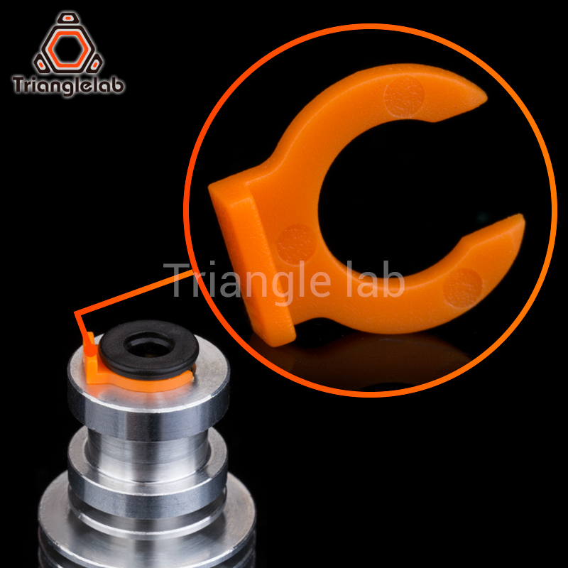 Bowden Tube - ไทรแองเกิลแล็บ ® คลิปหนีบสายโบว์เดนสำหรับฮีทซิงค์ V6 ของเครื่องพิมพ์ 3