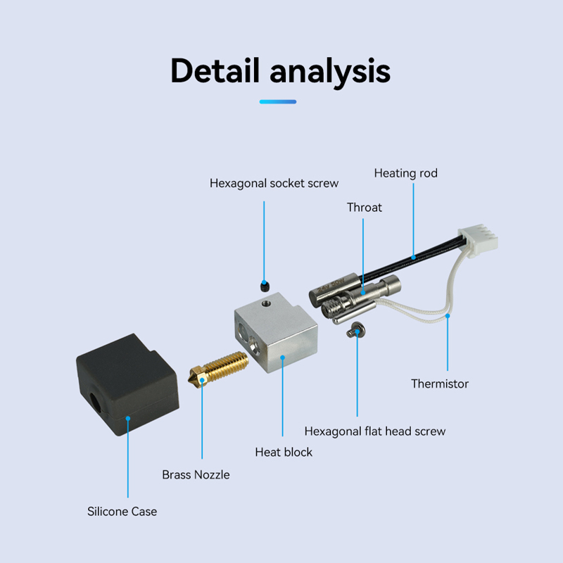 ชุดหัวพิมพ์ร้อน Anycubic Kobra - Hotend Assembly บทวิจารณ์และราคา
