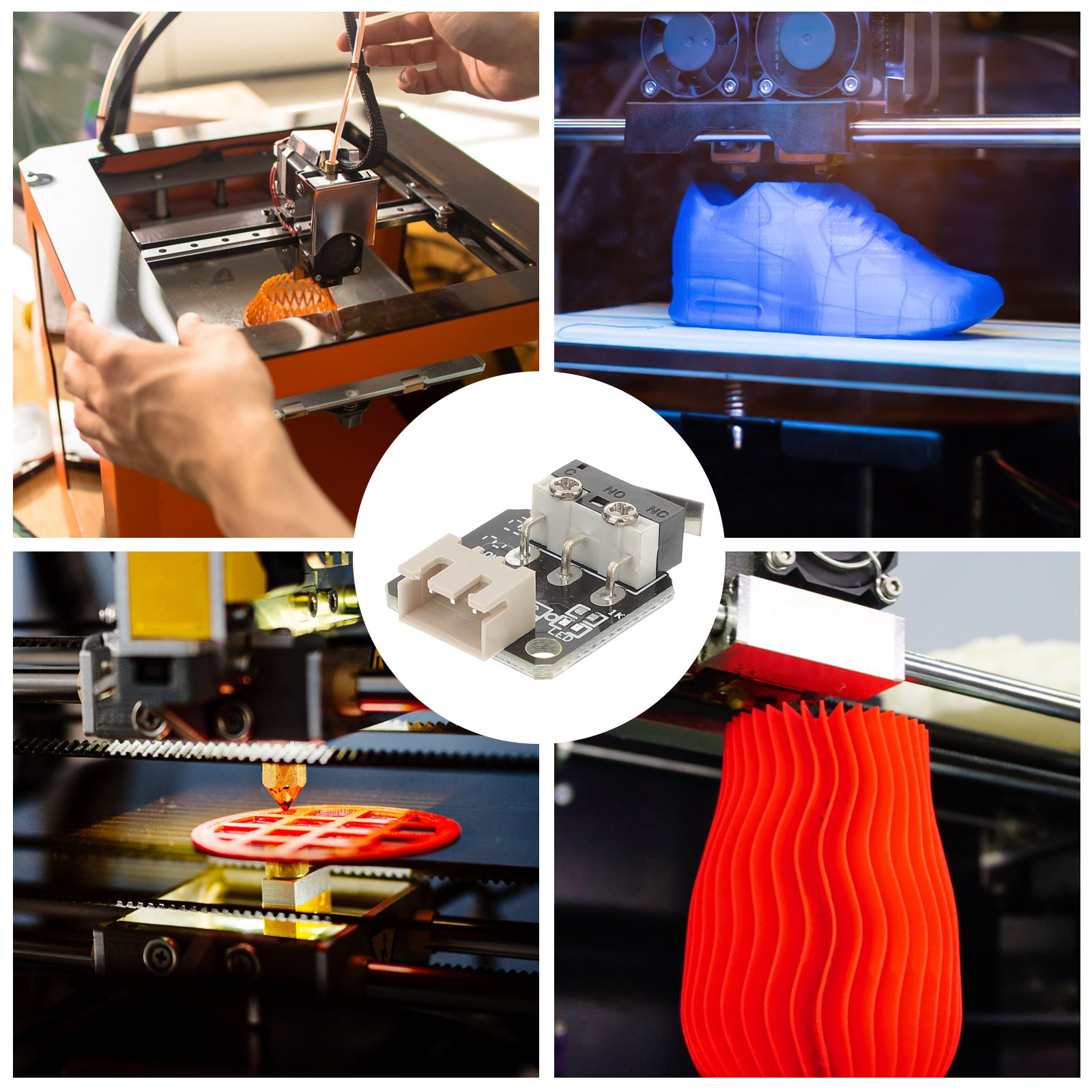 ชุดสวิตช์จำกัดการเคลื่อนที่สำห - 3D Printer บทวิจารณ์และราคา