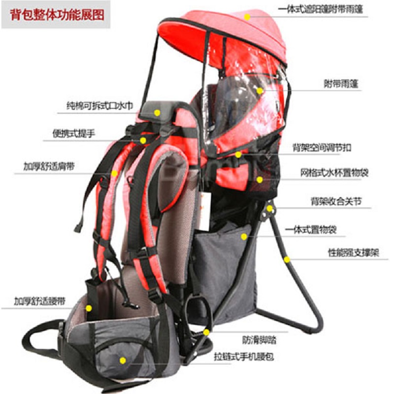 ทารกพับเดินทางกันน้ำเด็ก Toddl - Carriage Bed บทวิจารณ์และราคา