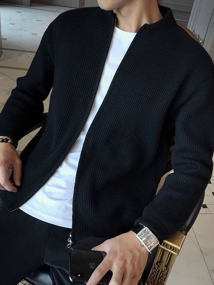 เสื้อคาร์ดิแกนถักสำหรับผู้ชาย  - Resin Vat บทวิจารณ์และราคา