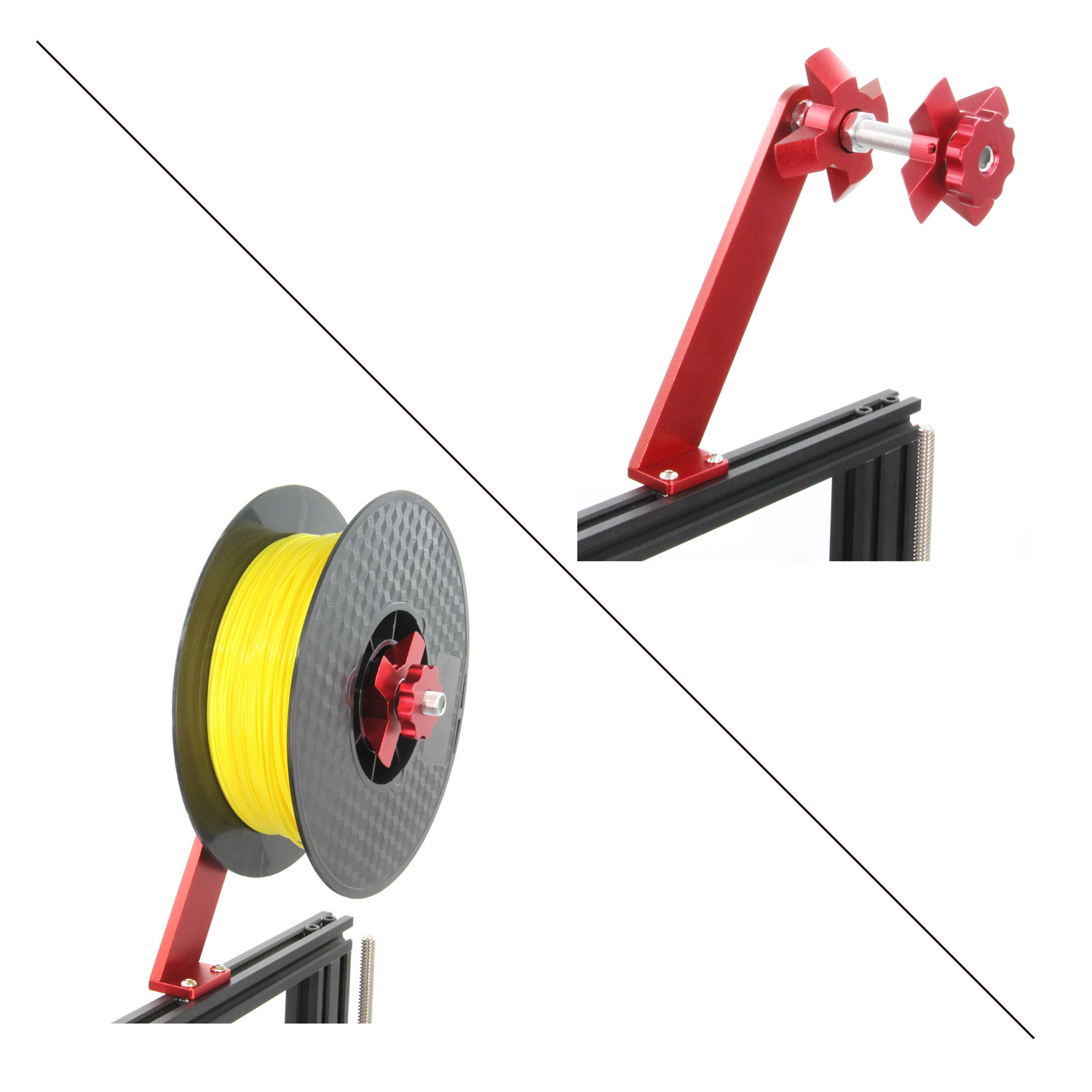 3D เครื่องพิมพ์ผู้ถือหมุน Spoo - Tpu Filament บทวิจารณ์และราคา