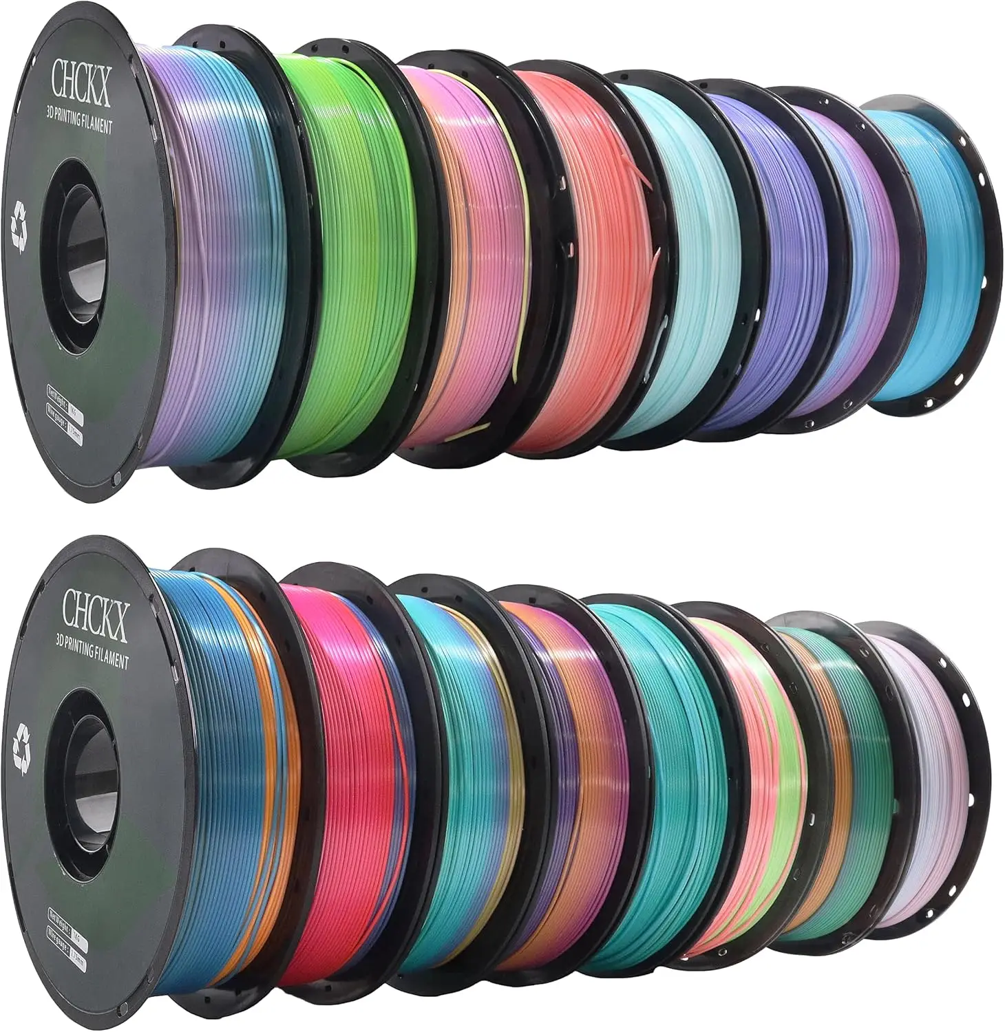 ชุดไส้พิมพ์ 3 มิติ PLA สีรุ้ง  - Pla Filament บทวิจารณ์และราคา