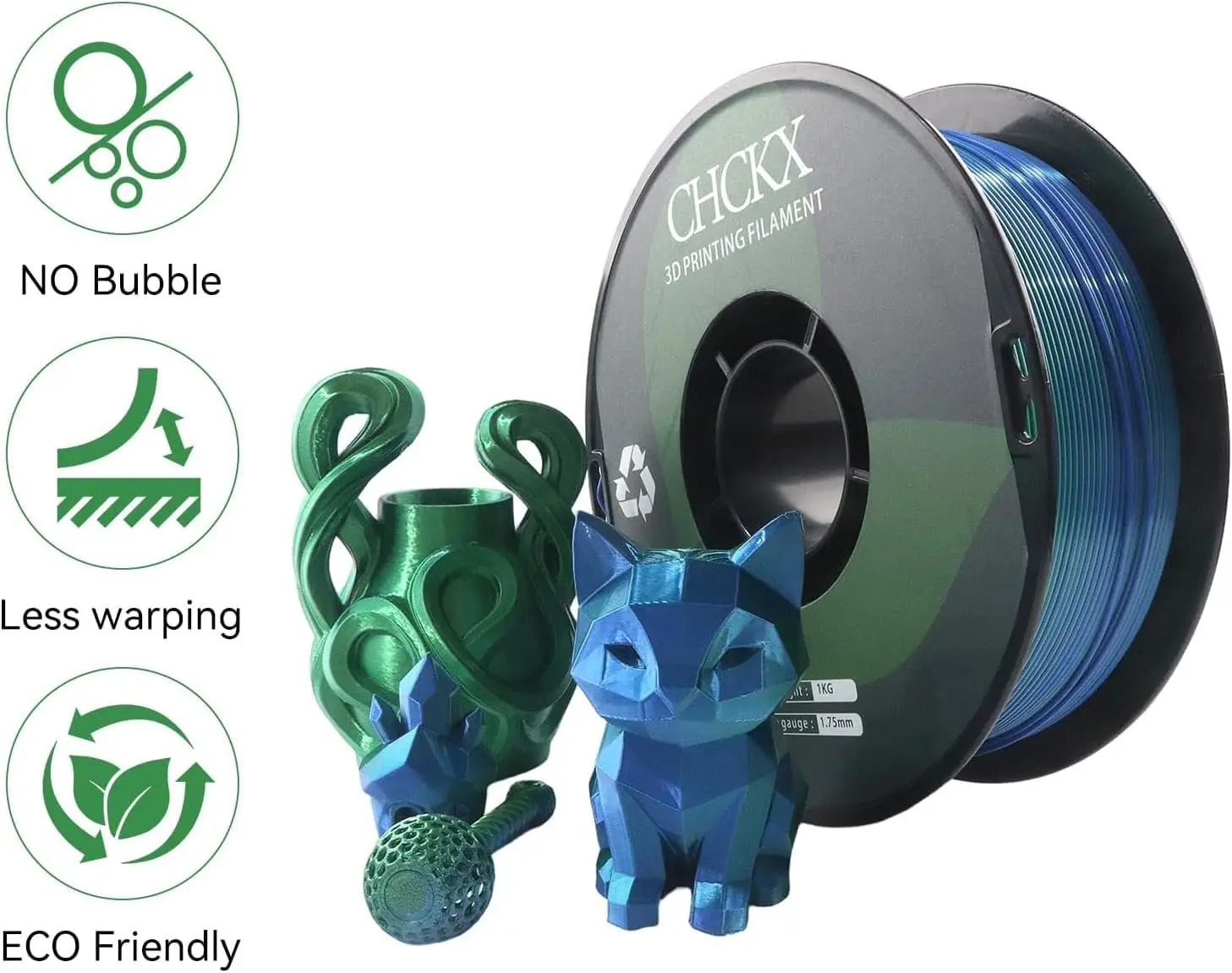 ชุดไส้พิมพ์ 3 มิติ PLA สีรุ้ง  - Pla Filament บทวิจารณ์และราคา