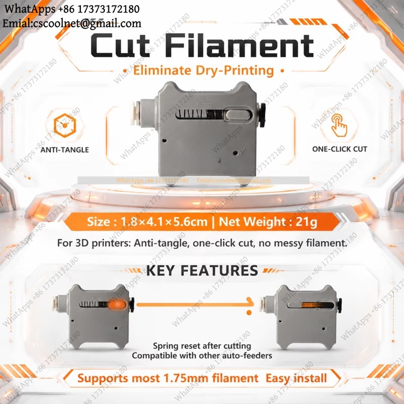 JS03 เครื่องตัดเส้นใยอัตโนมัติ - Pla Filament บทวิจารณ์และราคา