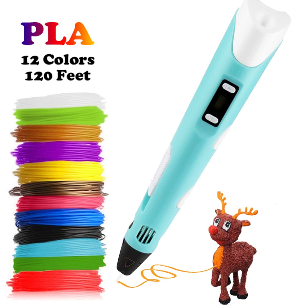 Dikale 3D ปากกาหน้าจอ LED DIY  - Pla Filament บทวิจารณ์และราคา