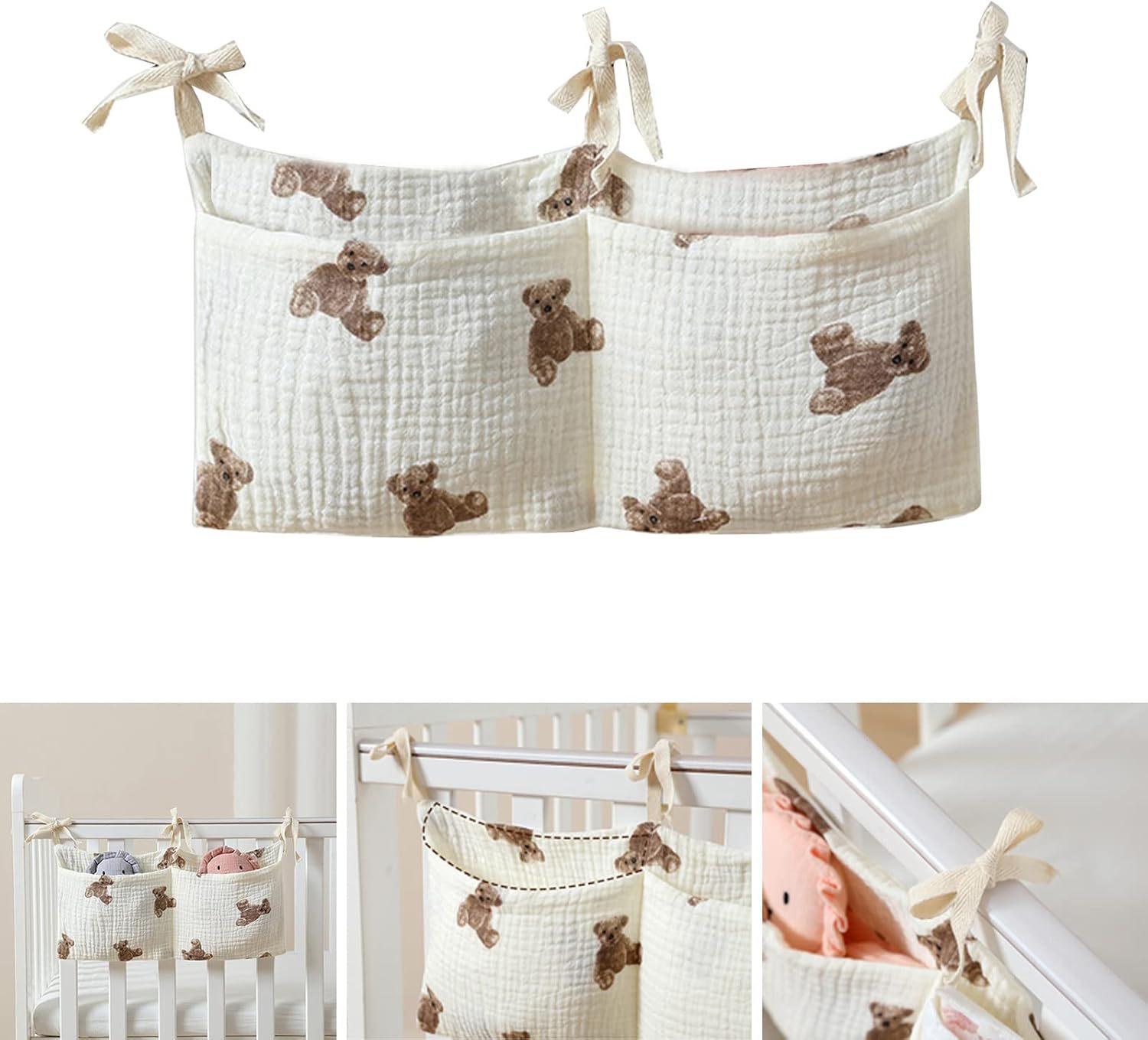 Baby Crib Organizer Cot Caddy  - Carriage Bed บทวิจารณ์และราคา