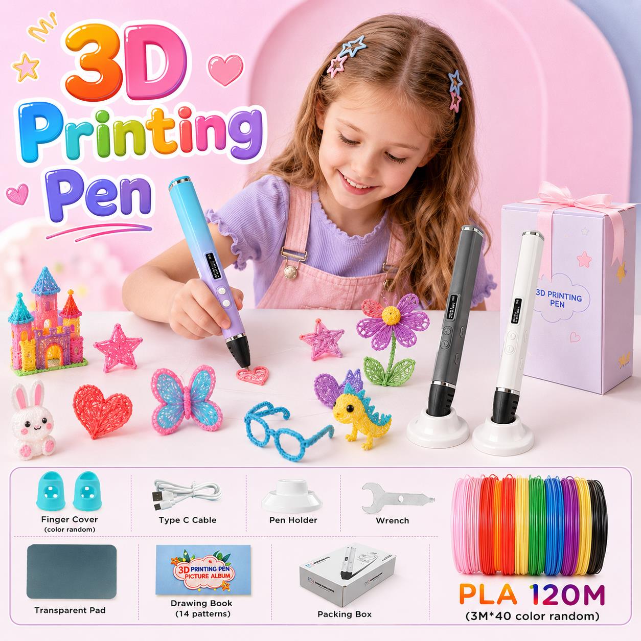 ปากกาพิมพ์ 3 มิติ สำหรับเด็ก พ - Pla Filament บทวิจารณ์และราคา