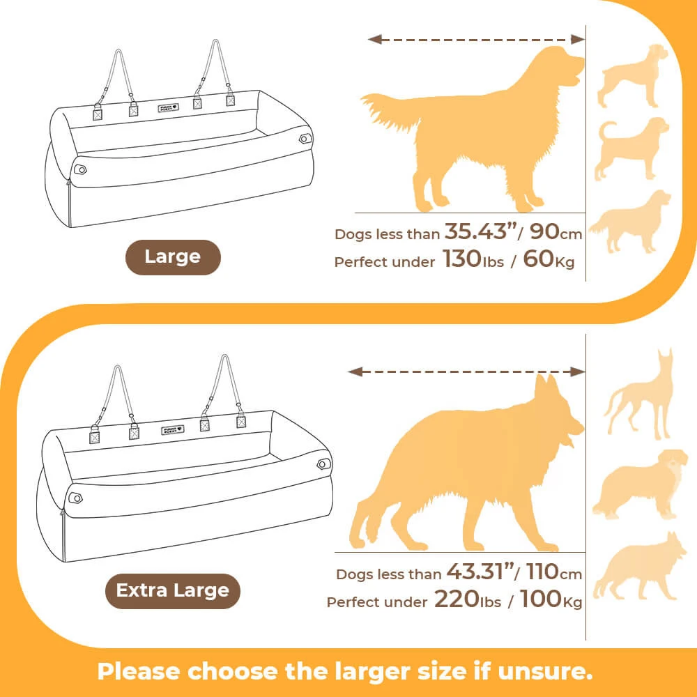 เบาะนั่งในรถสำหรับสัตว์เลี้ยงแ - Carriage Bed บทวิจารณ์และราคา