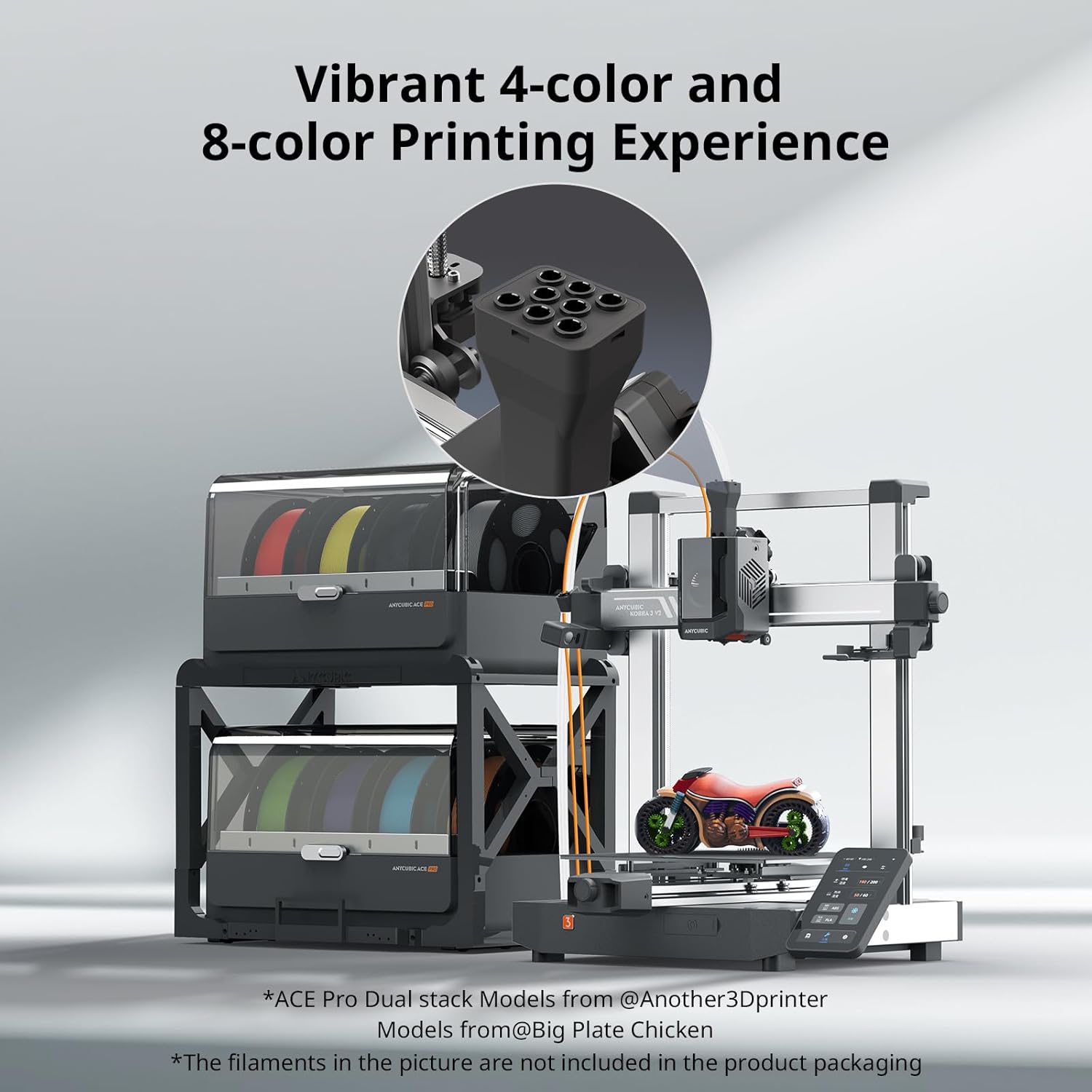 การพิมพ์หลากสีอัจฉริยะสำหรับเค - 3D Printer บทวิจารณ์และราคา