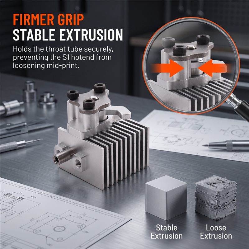 ABUO-สำหรับ Anycubic Kobra S1  - Hotend Assembly บทวิจารณ์และราคา