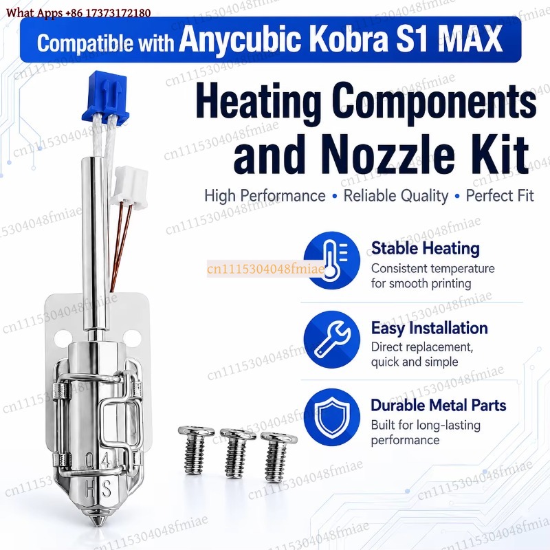 ชุดหัวฉีดทำความร้อน Anycubic K - Hotend Assembly บทวิจารณ์และราคา