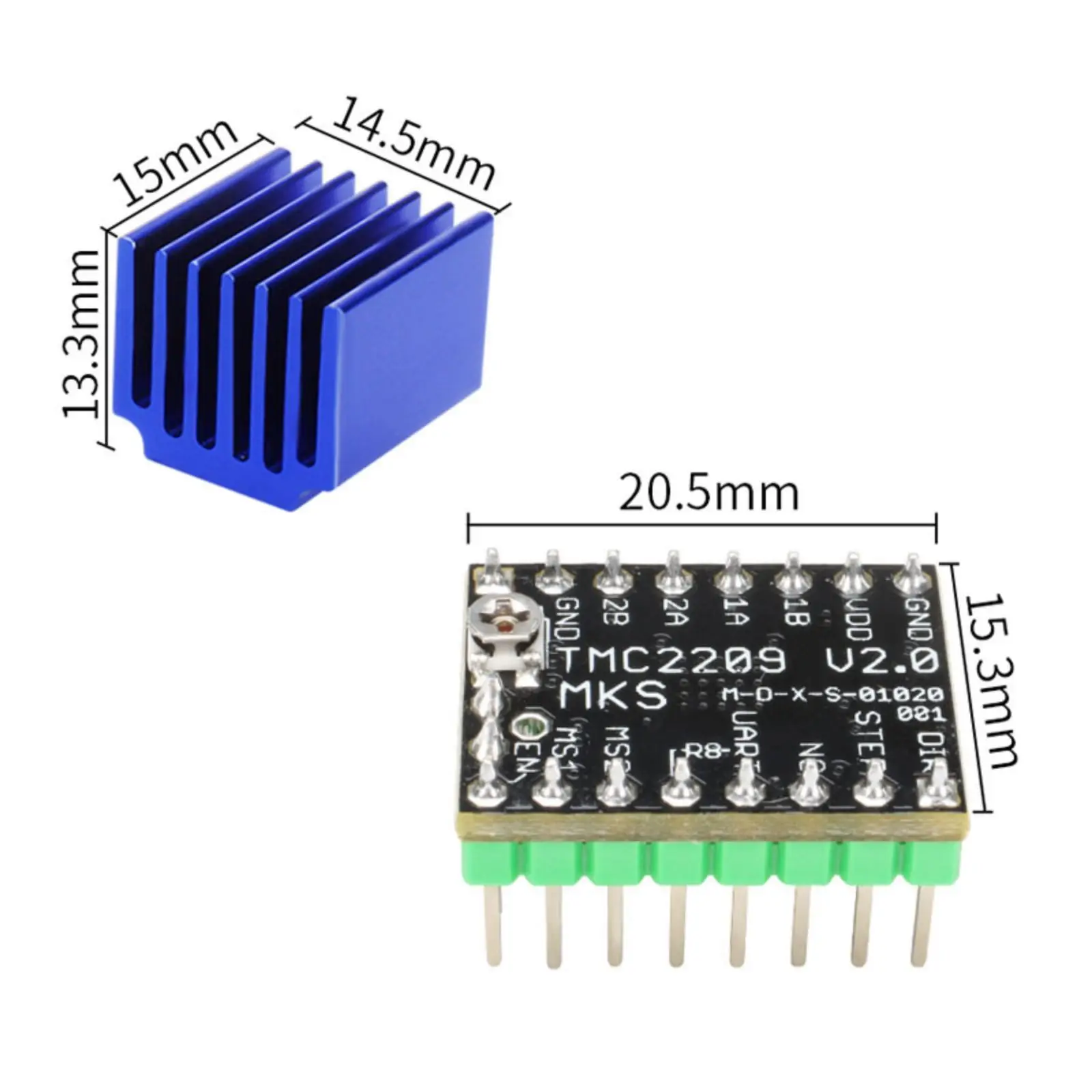 MKS TMC2209 V2.0 ไดรเวอร์สเต็ป - Mks Sgen บทวิจารณ์และราคา