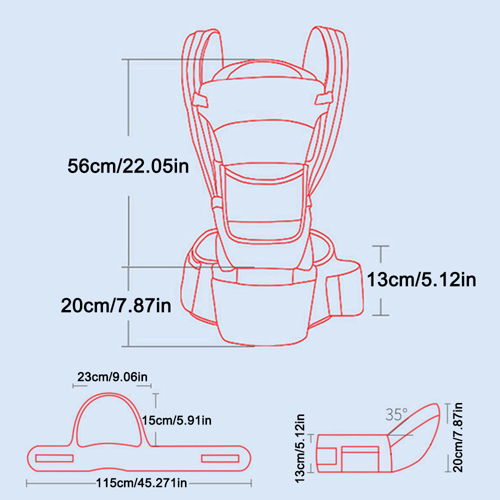 ด้านหน้าสะพายข้างเด็กทารกกระเป - Carriage Bed บทวิจารณ์และราคา